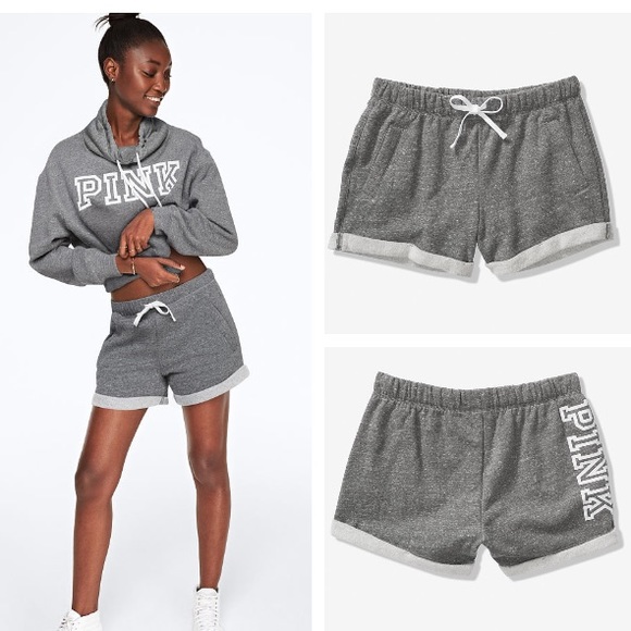 PINK Victoria's Secret Pants - 💕VS PINK GREY LOUNGE BOYFRIEND SHORTS